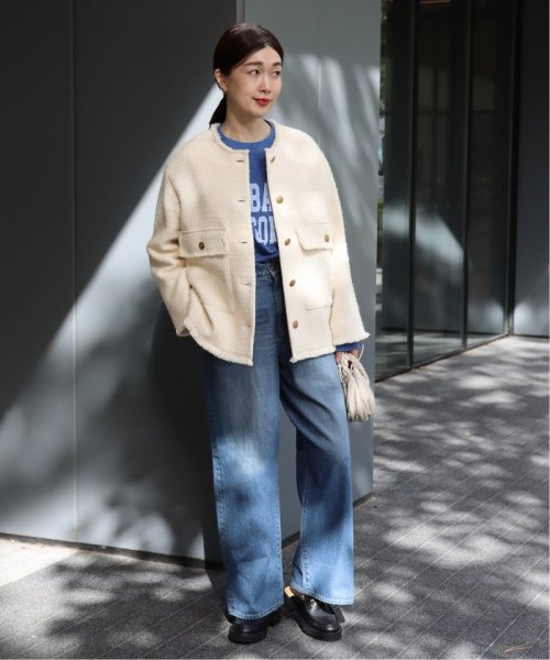 GIOLICA MIXツイードWIDEジャケット 身長 165cm　着用サイズ