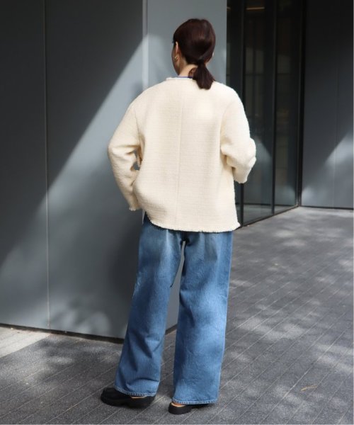 GIOLICA MIXツイードWIDEジャケット 身長 165cm　着用サイズ