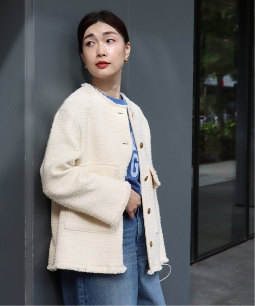 GIOLICA MIXツイードWIDEジャケット 身長 165cm　着用サイズ