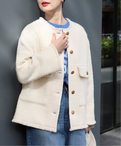 GIOLICA MIXツイードWIDEジャケット 身長 165cm　着用サイズ