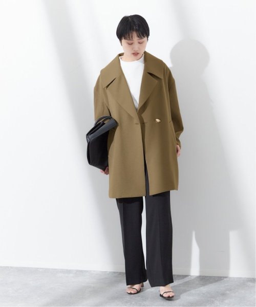 バックサテン ワイドカラーコート ワイドカラーコート バックサテン S2589483884(19800円)