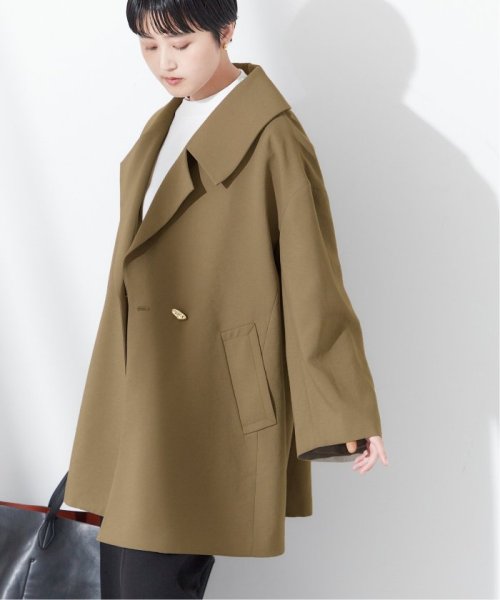 バックサテン ワイドカラーコート ワイドカラーコート バックサテン S2589483884(19800円)