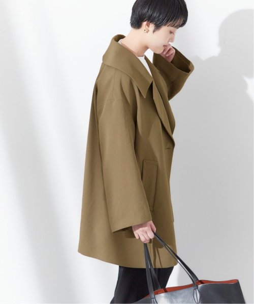 バックサテン ワイドカラーコート ワイドカラーコート バックサテン S2589483884(19800円)