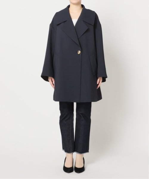 バックサテン ワイドカラーコート ワイドカラーコート バックサテン S2589483884(19800円)