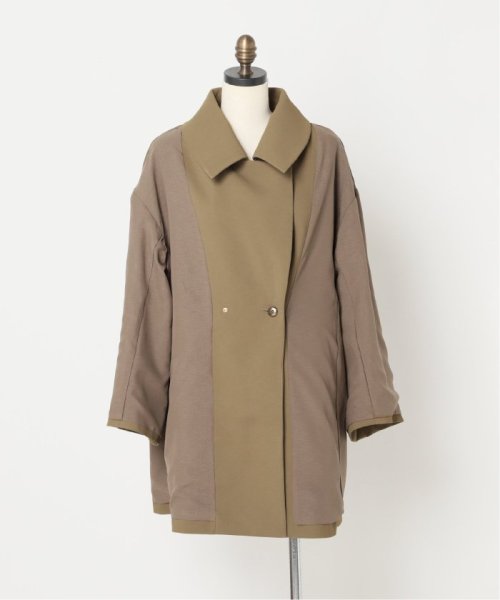 バックサテン ワイドカラーコート ワイドカラーコート バックサテン S2589483884(19800円)