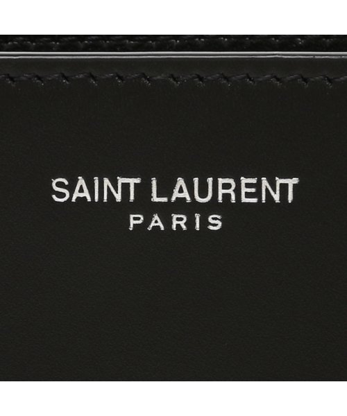 SAINT LAURENT(サンローランパリ)/サンローランパリ 二つ折り財布 ブラック メンズ SAINT LAURENT PARIS 396303 0U90N 1000/img06