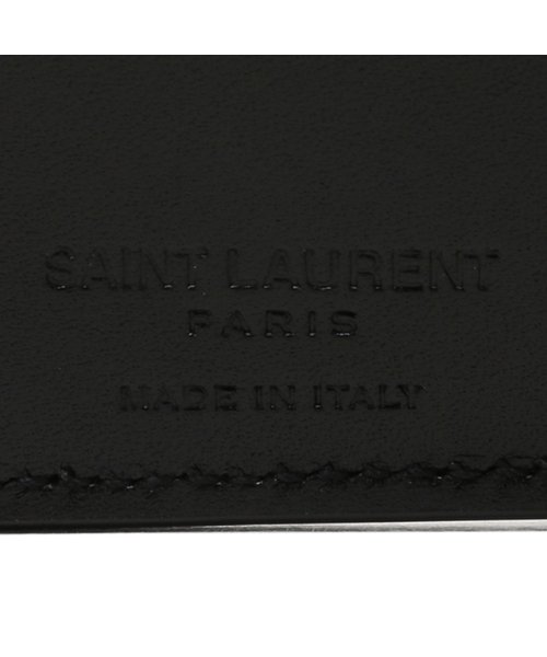 SAINT LAURENT(サンローランパリ)/サンローランパリ 二つ折り財布 ブラック メンズ SAINT LAURENT PARIS 396303 0U90N 1000/img08