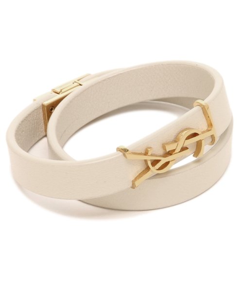 サンローランパリ ブレスレット バングル オピウム ホワイト レディース SAINT LAURENT PARIS 708795 BL40J 9207 ホワイト SAINT LAURENT PARIS サンローランパリ ブレスレット バングル オピウム レディース BL40J