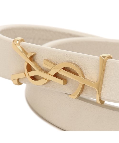 サンローランパリ ブレスレット バングル オピウム ホワイト レディース SAINT LAURENT PARIS 708795 BL40J 9207 ホワイト SAINT LAURENT PARIS サンローランパリ ブレスレット バングル オピウム レディース BL40J