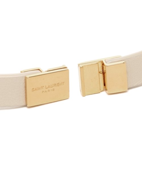 サンローランパリ ブレスレット バングル オピウム ホワイト レディース SAINT LAURENT PARIS 708795 BL40J 9207 ホワイト SAINT LAURENT PARIS サンローランパリ ブレスレット バングル オピウム レディース BL40J