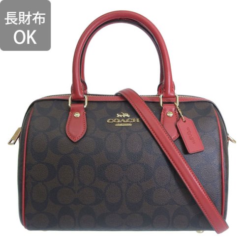 COACH コーチ ROWAN SATCHEL ローアン サッチェル シグネチャー ハンド バッグ 斜めがけ ショルダー バッグ 2WAY バッグ