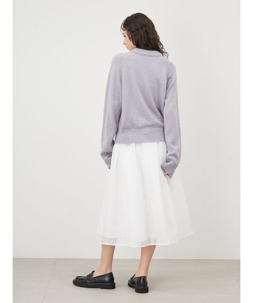 シャギーニットボリュームスカートコーデ SET 予めご了承ください 総丈 ウエスト 裾幅