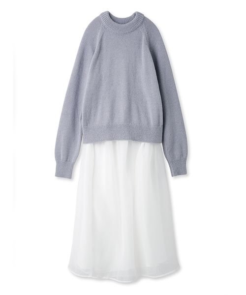 シャギーニットボリュームスカートコーデ SET 予めご了承ください 総丈 ウエスト 裾幅