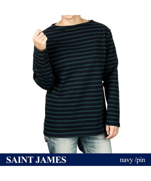 SAINT JAMES(セントジェームス)/セントジェームス SAINTJAMES ウエッソン ギルド バスクシャツ 2501 GUILDO メンズ レディース トップス Tシャツ 長袖 ボーダー ニット/img19