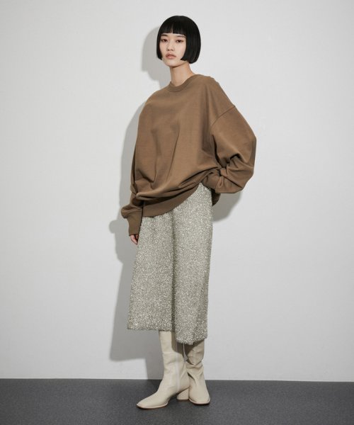 ADAM ET ROPE'(アダム　エ　ロペ)/【venit for ADAM ET ROPE'】Metallic Shaggy Skirt/img14