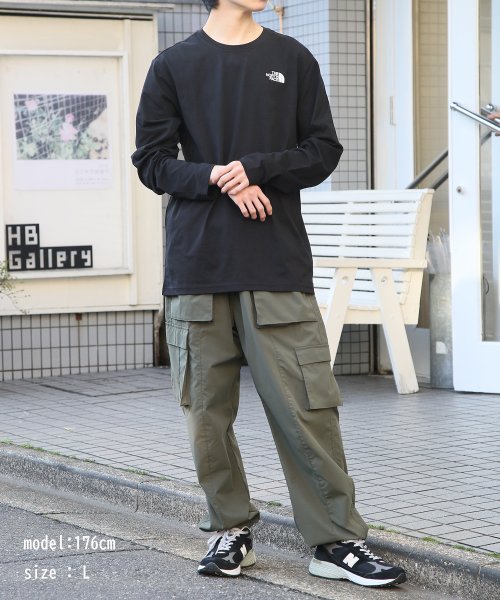 THE NORTH FACE(ザノースフェイス)/【THE NORTH FACE/ザノースフェイス】REDBOX L/S TEE NF0A493L ロンT 長袖 プリントT バックプリント ワンポイント/img01