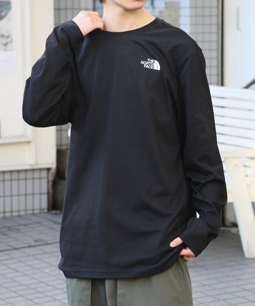 THE NORTH FACE(ザノースフェイス)/【THE NORTH FACE/ザノースフェイス】REDBOX L/S TEE NF0A493L ロンT 長袖 プリントT バックプリント ワンポイント/img03