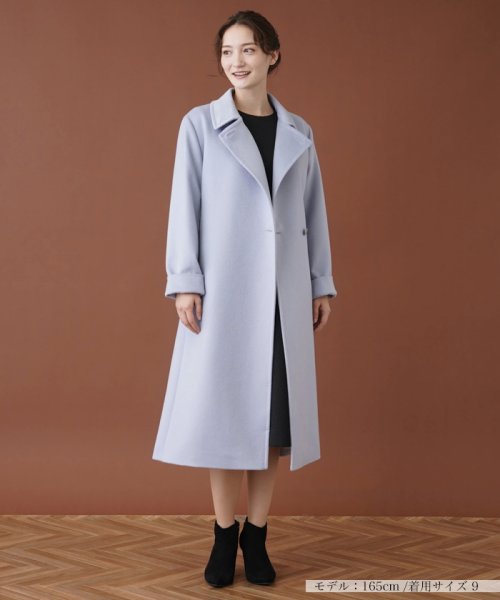 カシミヤロングコート 