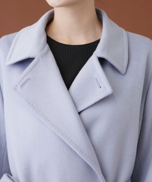 カシミヤロングコート 