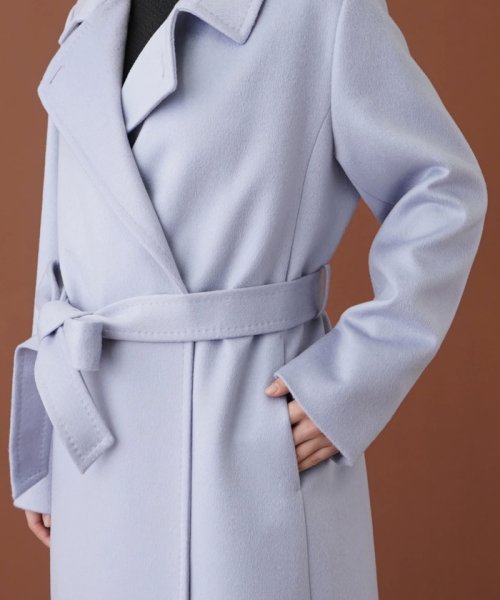 カシミヤロングコート 