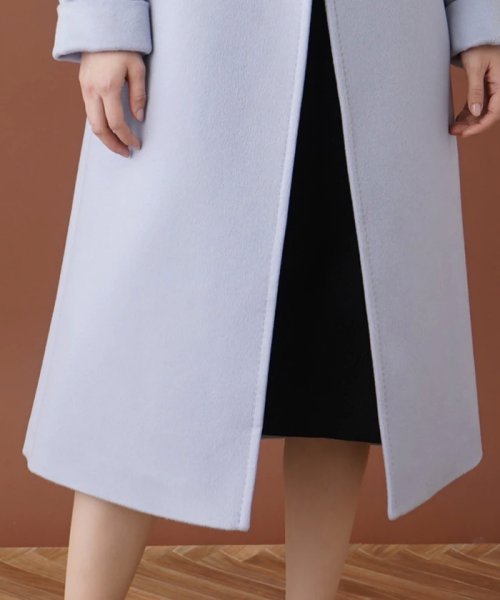 カシミヤロングコート 