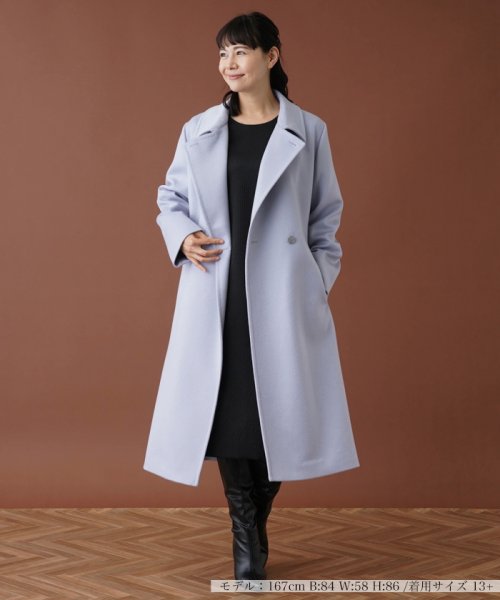 カシミヤロングコート 