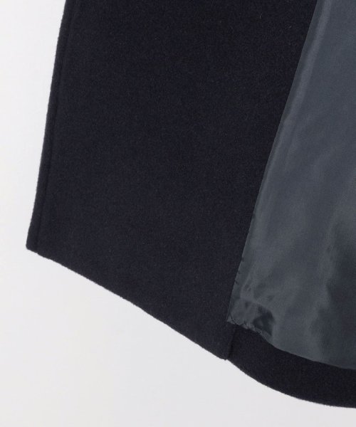 SHIPS any: PONTETORTO スタンド & ダブル カラー コート 2 