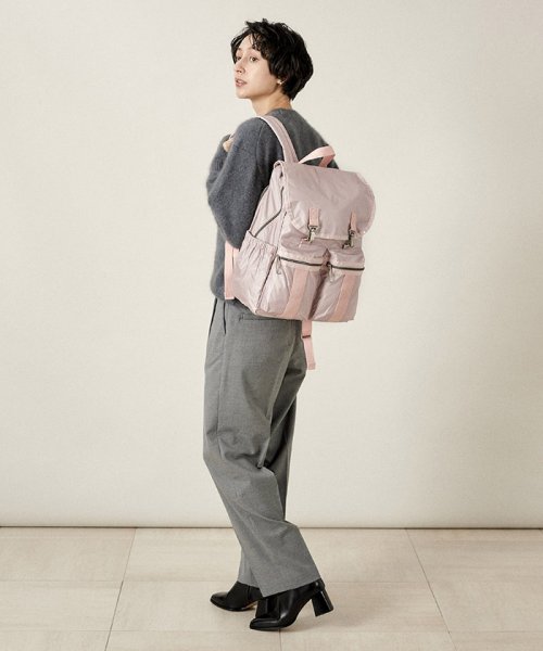 LeSportsac(LeSportsac)/MODERN FLAP BACKPACK2シルバーピンクC/img08