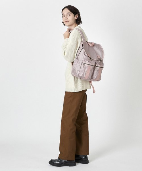 LeSportsac(LeSportsac)/MODERN FLAP BACKPACK2シルバーピンクC/img11