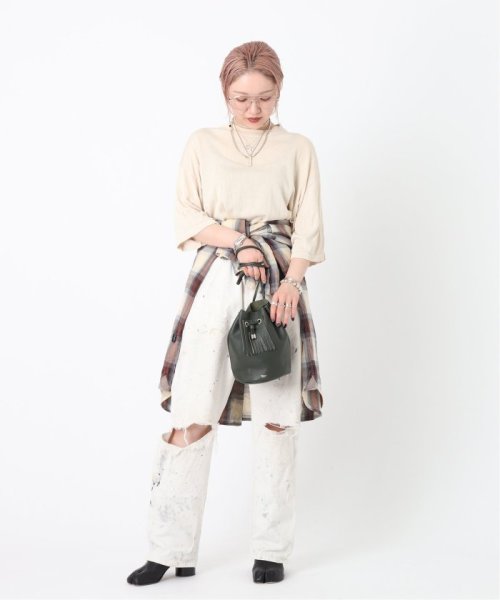 【blancle/ ブランクレ】S.LEATHER QUILTED DRAWSTRING BAG limited バッグ ショルダーバッグ O1484124561 (11440円)