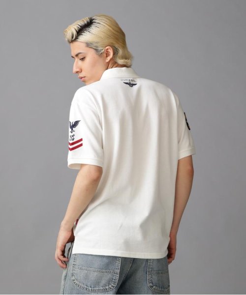 AVIREX(AVIREX)/ネイバル パッチド ポロシャツ/NAVAL PATCHED POLO SHIRT/img01