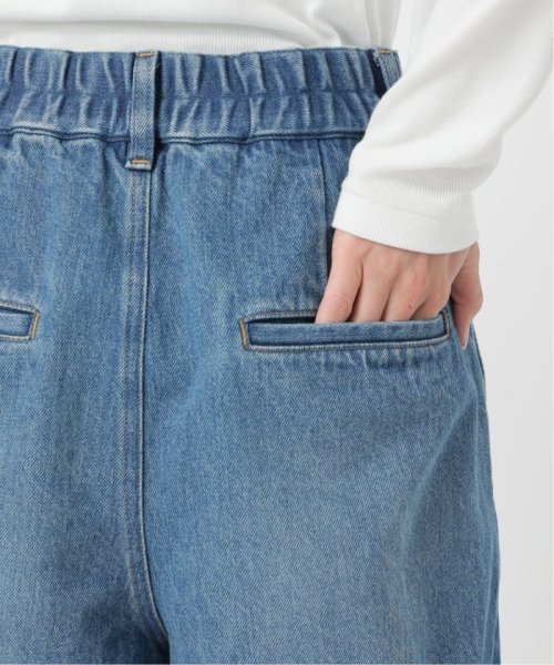 アンティークデニム ギャザータックパンツ 身長