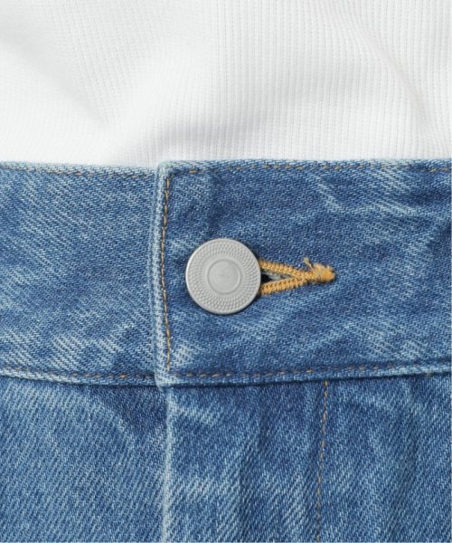 アンティークデニム ギャザータックパンツ 身長