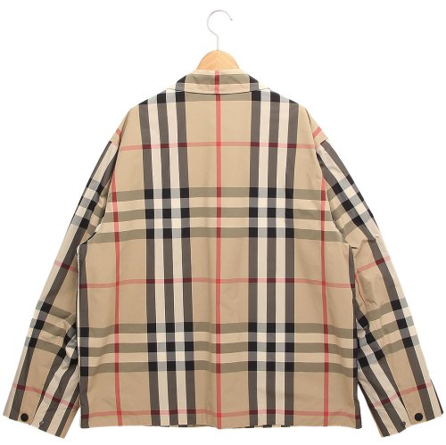 バーバリー ジャケット コーチジャケット ベージュ メンズ BURBERRY 8070347 A7028 BURBERRY バーバリー ジャケット コーチジャケット ベージュ メンズ 約73