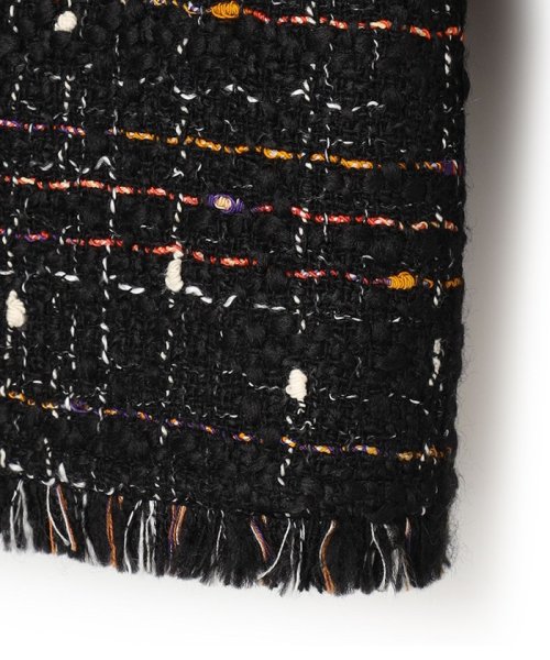 GIOLICA カラーミックスツイード ジャケット #075 #002 #305 #310 カラーミックスツイード モノトーンミックス レッドミックス ホワイト