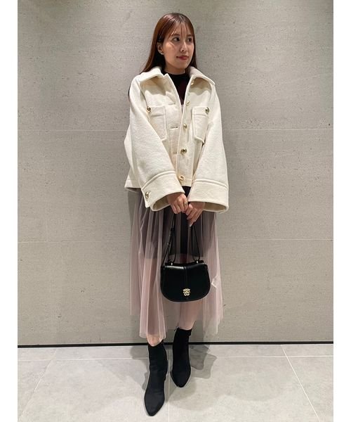 ミドルジャケットコート 予めご了承ください