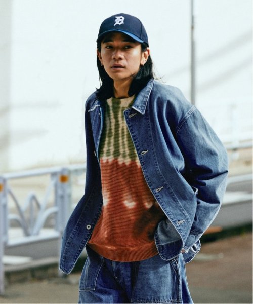 デニム カバーオール ブリーチ加工で雰囲気のある仕上がりとなっています 予めご了承ください