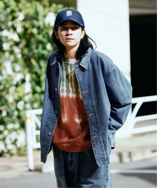 デニム カバーオール ブリーチ加工で雰囲気のある仕上がりとなっています 予めご了承ください