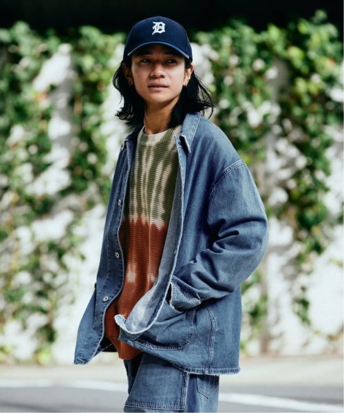 デニム カバーオール ブリーチ加工で雰囲気のある仕上がりとなっています 予めご了承ください