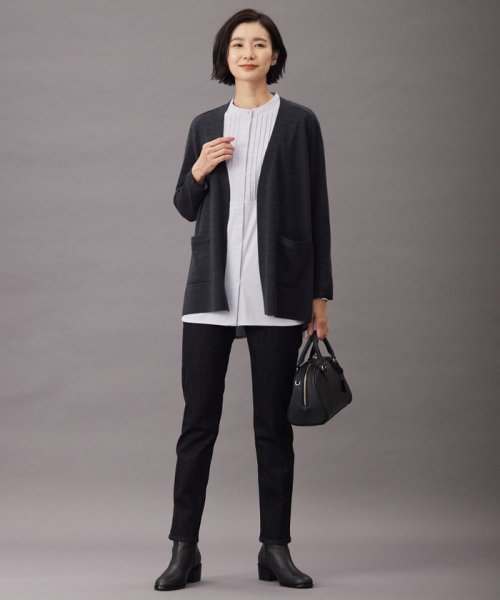 J.PRESS LADIES（LARGE SIZE）(J．プレス　レディス（大きいサイズ）)/【洗える】BASIC STRETCH DENIM スキニー パンツ/img10