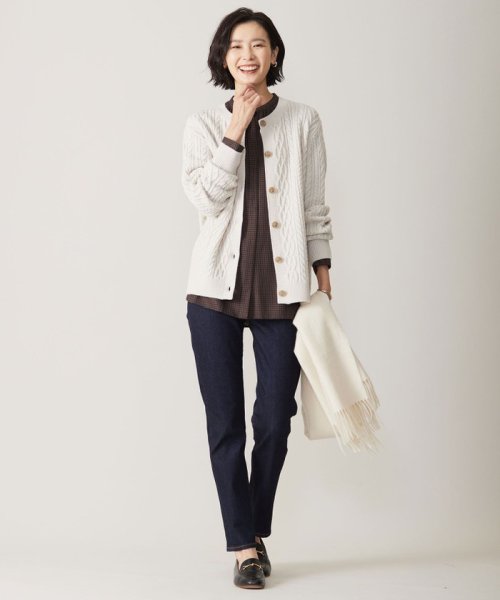 J.PRESS LADIES（LARGE SIZE）(J．プレス　レディス（大きいサイズ）)/【洗える】BASIC STRETCH DENIM スキニー パンツ/img28