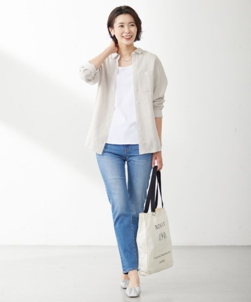 J.PRESS LADIES（LARGE SIZE）(J．プレス　レディス（大きいサイズ）)/【洗える】BASIC STRETCH DENIM スキニー パンツ/img42