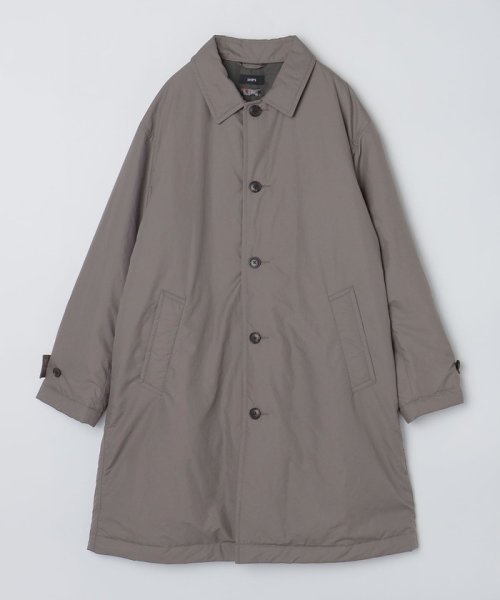 SHIPS:〈撥水〉Thinsulate 中綿 ステンカラーコート 中綿 Thinsulate