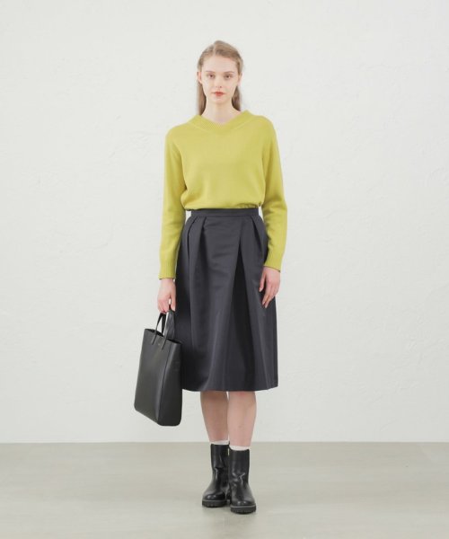 ライトグログランタックスカート 