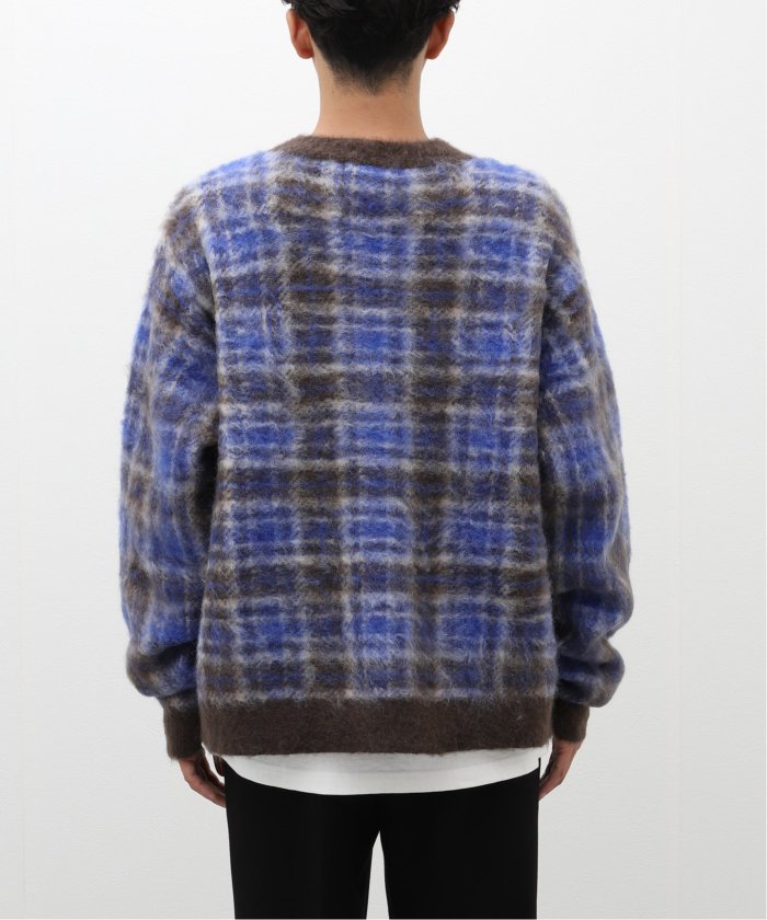 セール】【JIEDA / ジエダ】MOHAIR CHECKED CARDIGAN(505634503