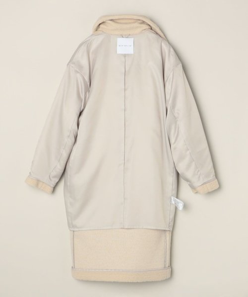quaranciel: フラッフィー ビッグカラー ロング コート quaranciel フラッフィー ONE SIZE