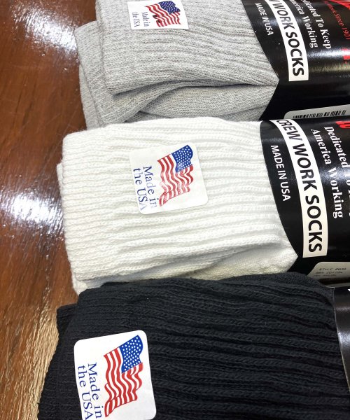 JEMORGAN(ジェーイーモーガン)/【期間限定SALE】RAILROAD SOCK/レイルロードソックス　３足組みワークソックス　タフボディ　MADE IN USA 　/img02