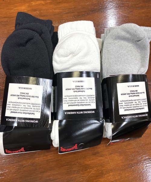 JEMORGAN(ジェーイーモーガン)/【期間限定SALE】RAILROAD SOCK/レイルロードソックス　３足組みワークソックス　タフボディ　MADE IN USA 　/img06