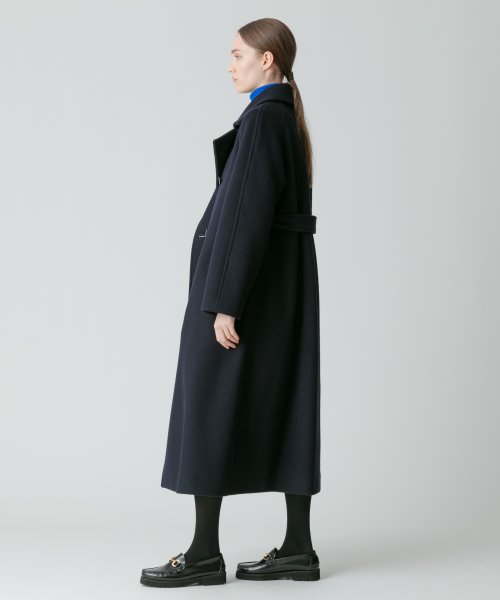 スプリットラグランロングコート 
