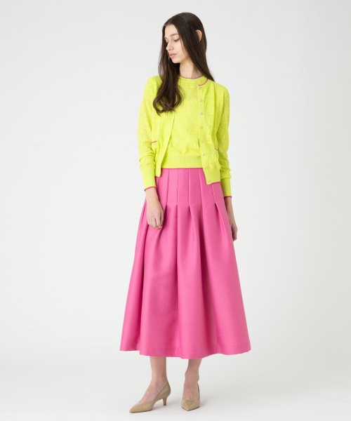 【LOULOU WILLOUGHBY】ジップアップタックスカート 【洗える】ウスカルデニム スカート KUE2635586185(20196円)